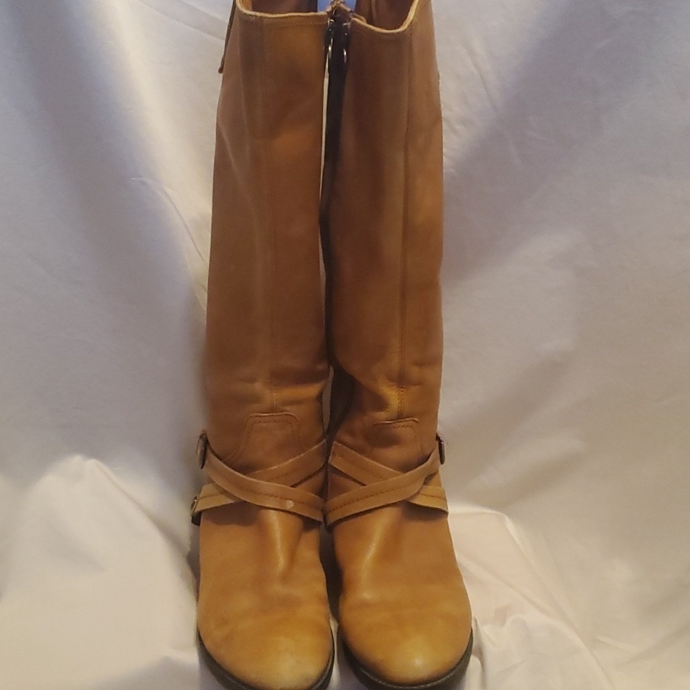 Geox Respira Tan Riding Boots SZ 7